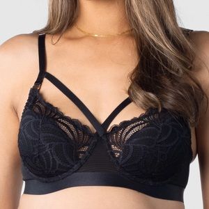 Hotmilk Projectme WARRIOR BALCONETTE BLACK CONTOUR NURSING BRA - FLEXI UNDERWIRE